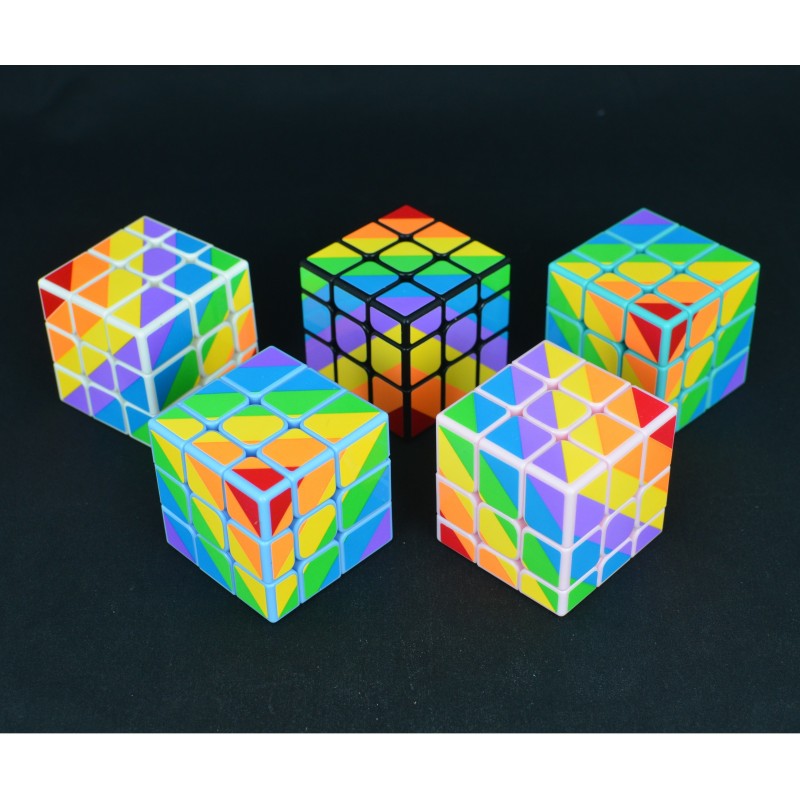 YJ Rainbow Inequilateral 3x3 YJ Rainbow Inequilateral 3x3