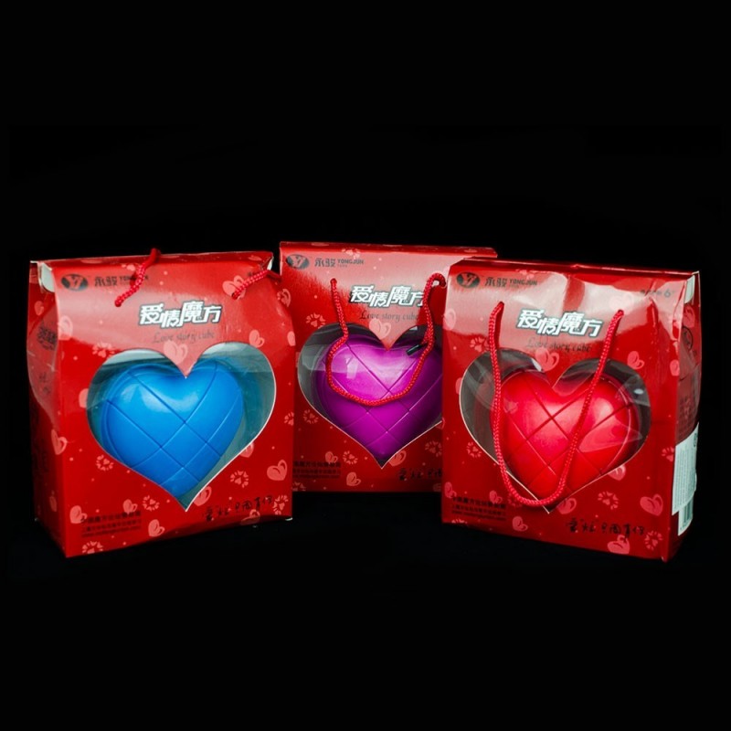 Estuche 3x3 corazón rojo Estuche 3x3 corazón rojo