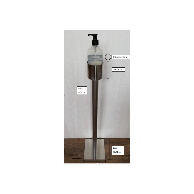 Dispensador Gel 500ml Pie Dispensador Gel 500ml Pie