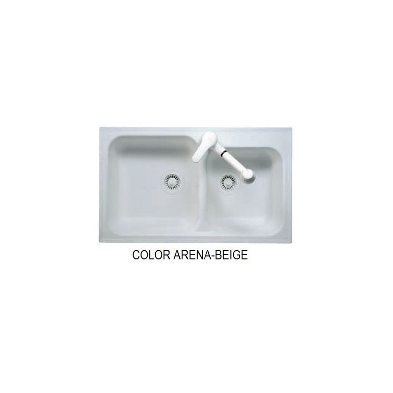 Teka Fregadero Tekuarz 2C Beige Teka Fregadero Tekuarz 2C Beige